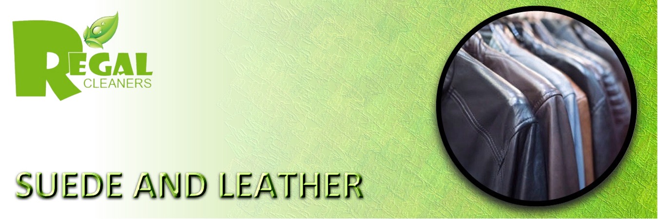 SUEDE AND LEATHER BANNER